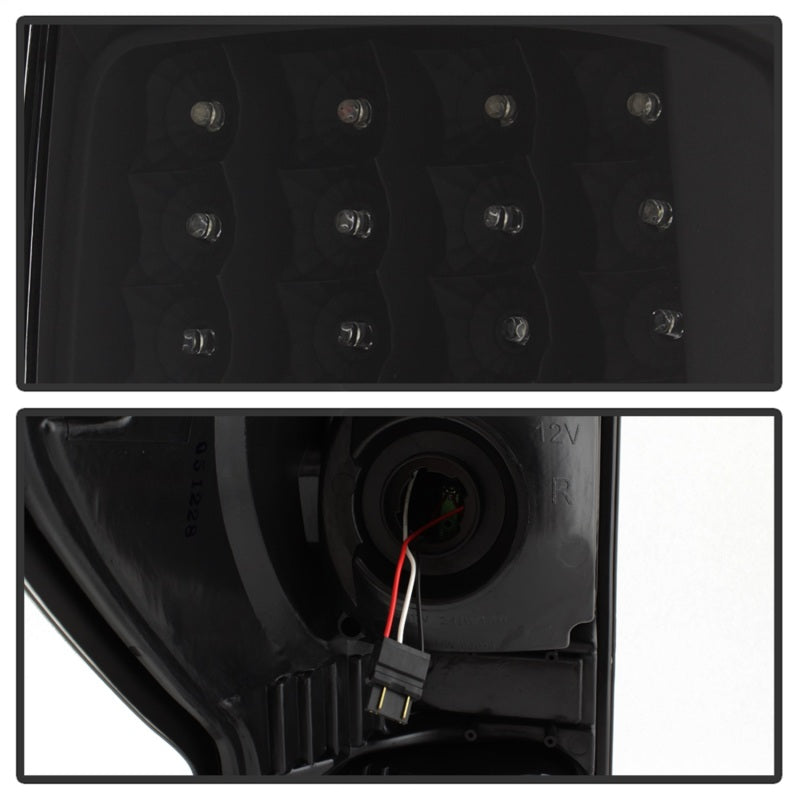 Xtune Toyota Tundra 07-13 LED Tail Lights Black ALT-ON-TTU07-LED-BK Xtune Toyota Tundra 07-13 LED Tail Lights Black ALT-ON-TTU07-LED-BK