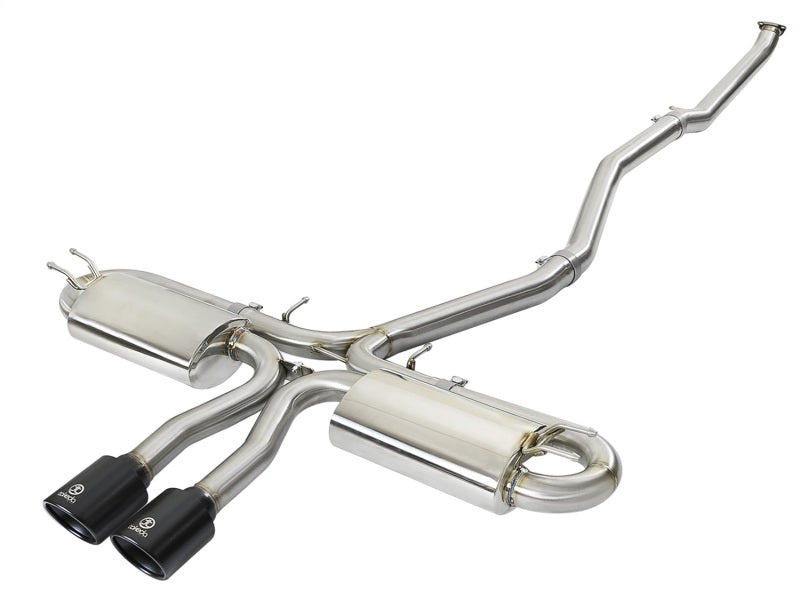 aFe Takeda 3in 304 SS Cat-Back Exhaust System w/ Black Tips 2017+ Honda Civic Si (4dr) I4 1.5L (t) aFe Takeda 3in 304 SS Cat-Back Exhaust System w/ Black Tips 2017+ Honda Civic Si (4dr) I4 1.5L (t)