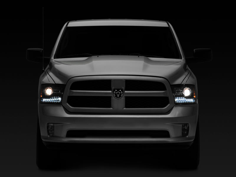 Raxiom 09-18 Dodge RAM 1500 LED Halo Headlights w/Switchback Turn Signals- Blk Housing (Clear Lens) Raxiom 09-18 Dodge RAM 1500 LED Halo Headlights w/Switchback Turn Signals- Blk Housing (Clear Lens)