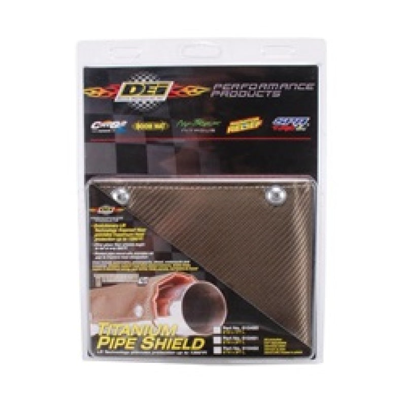 DEI Pipe Shield w/Stainless Steel Clamps - 6in x 12in - Titanium DEI Pipe Shield w/Stainless Steel Clamps - 6in x 12in - Titanium