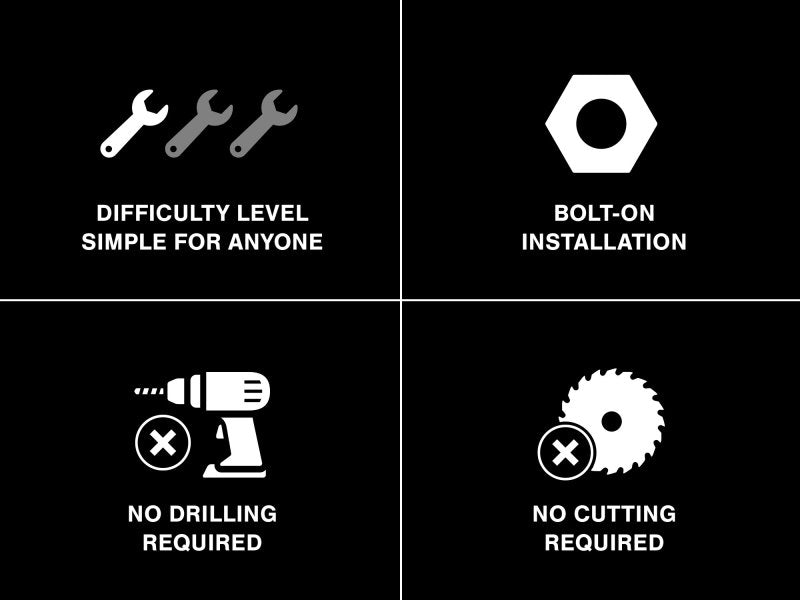 Raxiom 07-18 Jeep Wrangler JK 50-Inch Straight Dual Row LED Light Bar Flood/Spot Combo Beam Raxiom 07-18 Jeep Wrangler JK 50-Inch Straight Dual Row LED Light Bar Flood/Spot Combo Beam