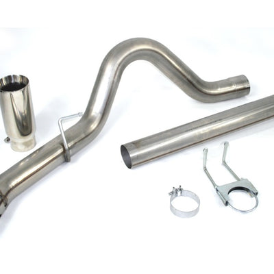 aFe LARGE Bore HD Exhausts DPF-Back SS-409 EXH DB Ford Diesel Trucks 11-12 V8-6.7L (td)