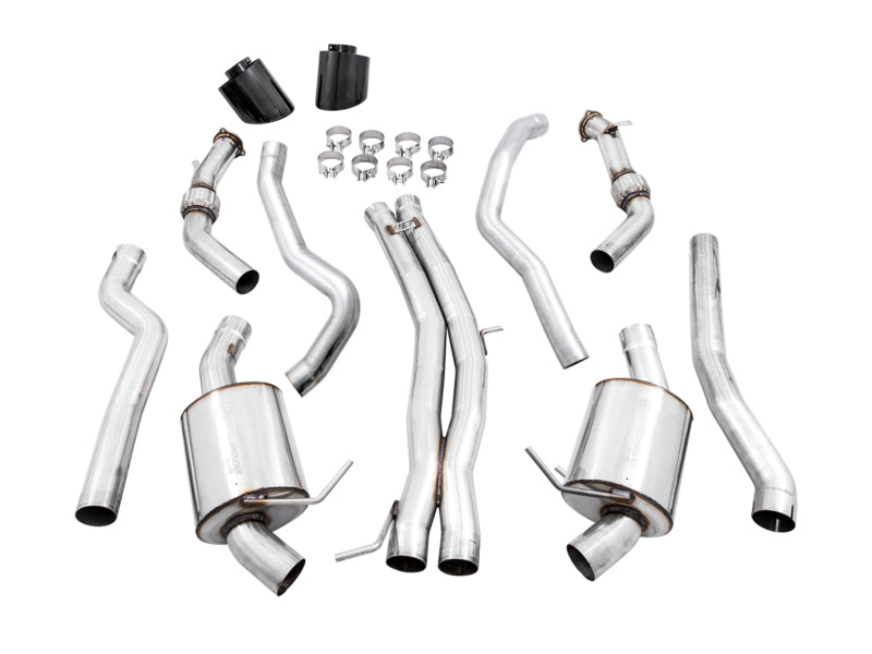 AWE Tuning Audi B9 RS 5 Sportback Touring Edition Exhaust-Non Resonated- Diamond Black RS Style Tips AWE Tuning Audi B9 RS 5 Sportback Touring Edition Exhaust-Non Resonated- Diamond Black RS Style Tips
