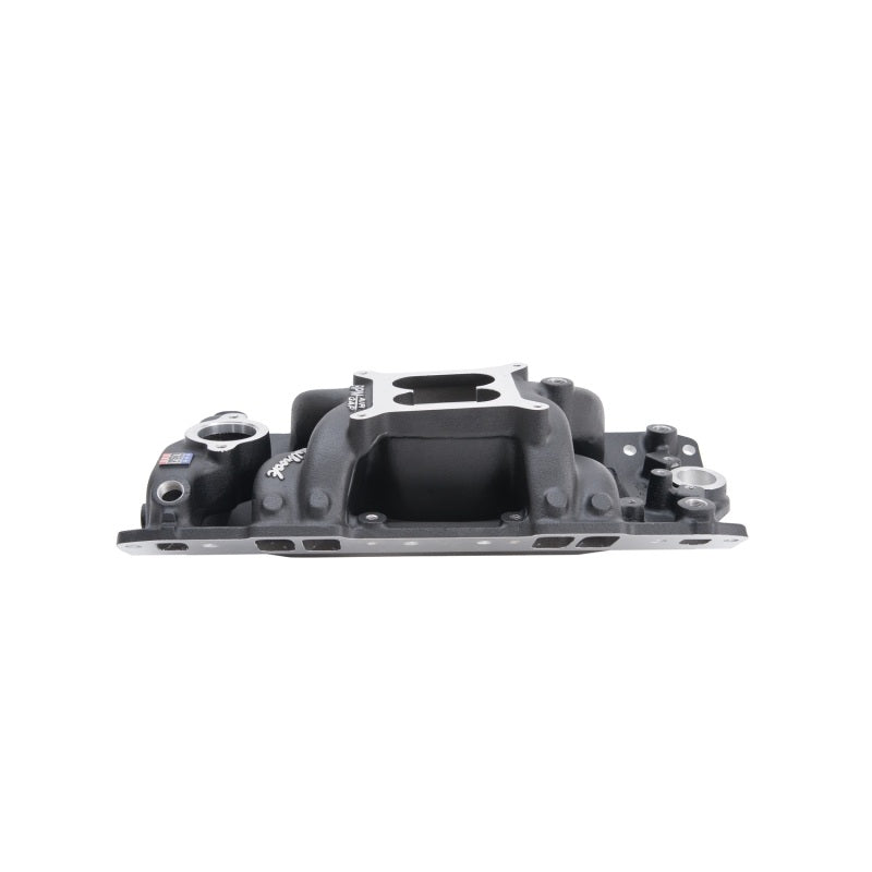 Edelbrock Intake Manifold RPM Air-Gap Small-Block Chevy 262-400 Black Edelbrock Intake Manifold RPM Air-Gap Small-Block Chevy 262-400 Black