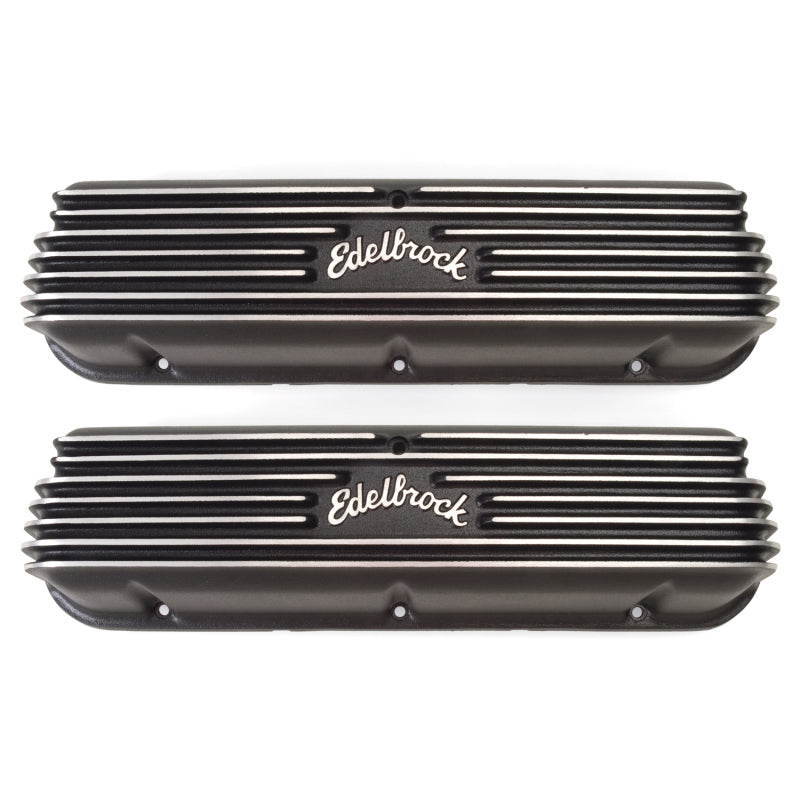 Edelbrock Valve Cover Classic Series Ford 1962-95 221 351W V8 Black Edelbrock Valve Cover Classic Series Ford 1962-95 221 351W V8 Black