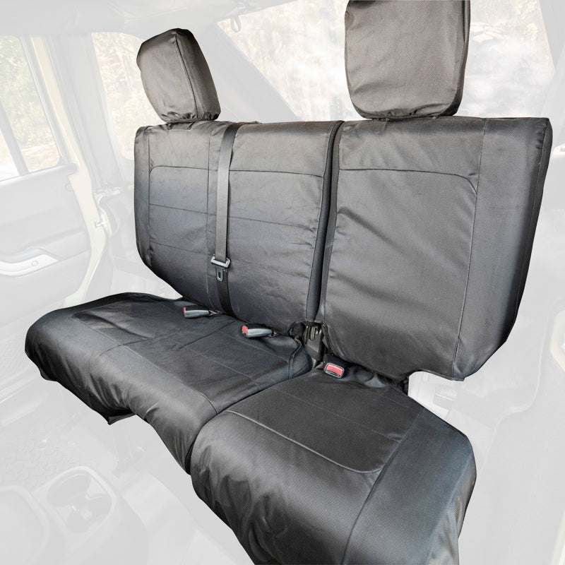 Rugged Ridge Ballistic Seat Cvr Rear Black 840D 07-10 JK 4Dr Rugged Ridge Ballistic Seat Cvr Rear Black 840D 07-10 JK 4Dr