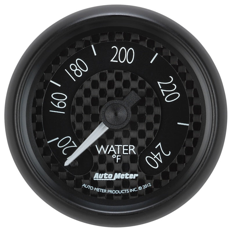 Autometer GT Series 52mm Mechanical 120-240 Deg F Water Temperature Gauge Autometer GT Series 52mm Mechanical 120-240 Deg F Water Temperature Gauge