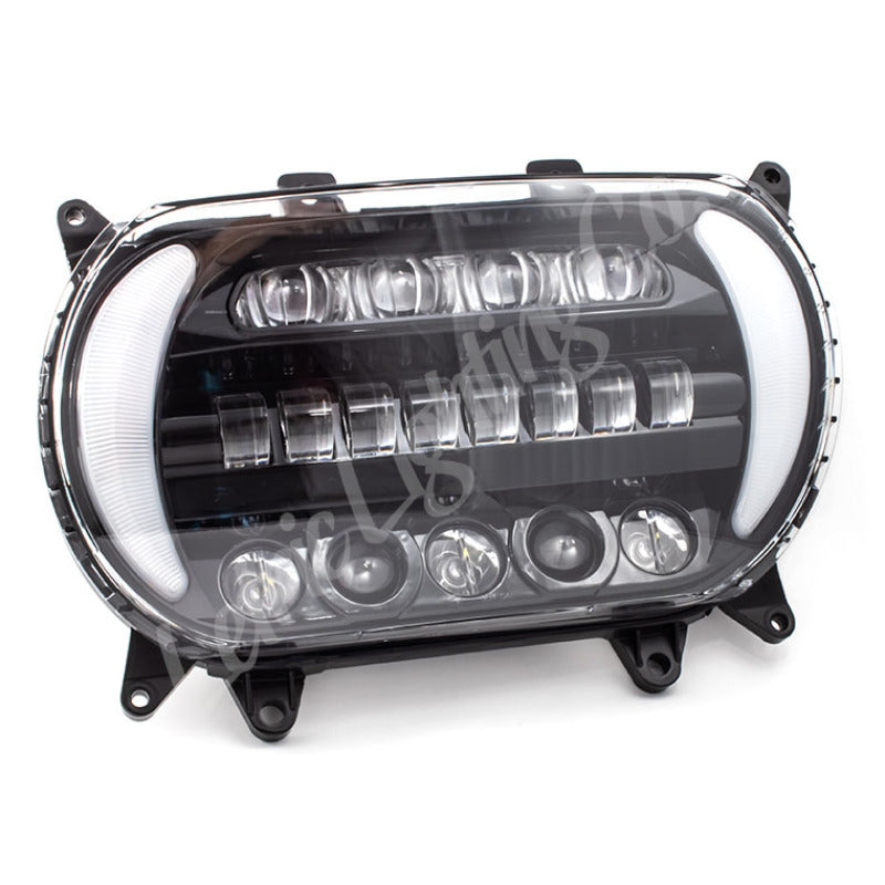 Letric Lighting 2015+ Early Road Glide LED Black/Chrome Headlight with Turn Signals Letric Lighting 2015+ Early Road Glide LED Black/Chrome Headlight with Turn Signals