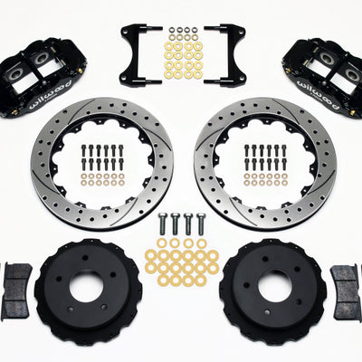 Wilwood Narrow Superlite 4R Rear Kit 12.88in Drilled 65-82 Corvette C2/C3