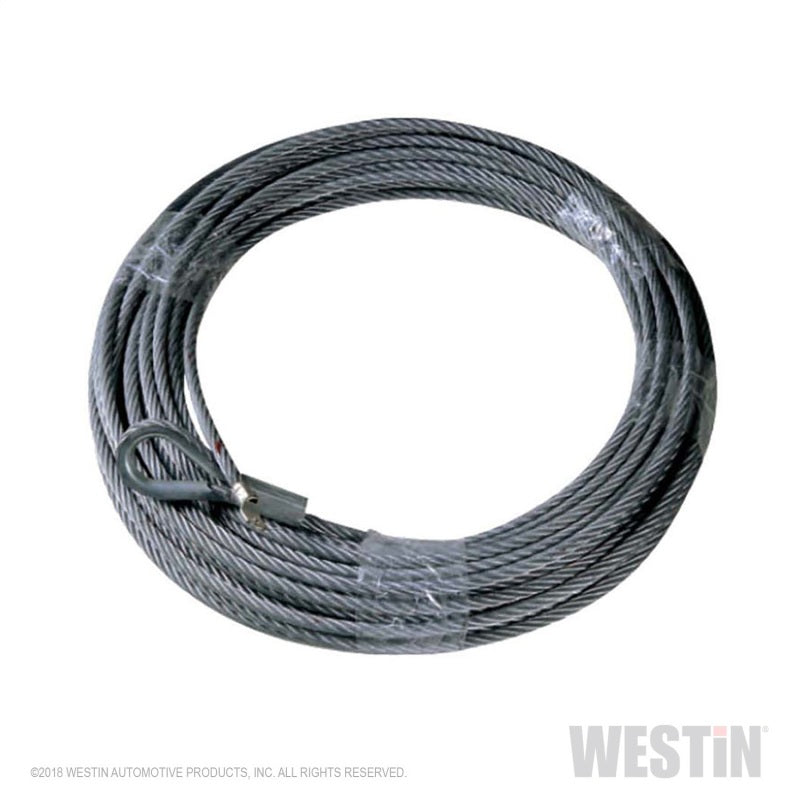Westin Steel Rope 25/64in x 94 ft - Silver Westin Steel Rope 25/64in x 94 ft - Silver