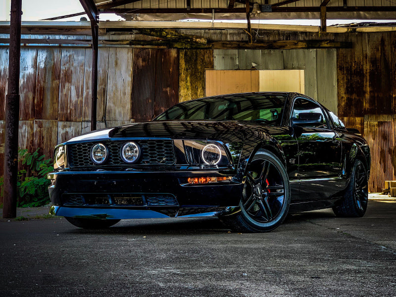 Raxiom 05-09 Ford Mustang GT V6 Axial Series CCFL Halo Projector Headlight- Blk Housing (Smkd Lens) Raxiom 05-09 Ford Mustang GT V6 Axial Series CCFL Halo Projector Headlight- Blk Housing (Smkd Lens)