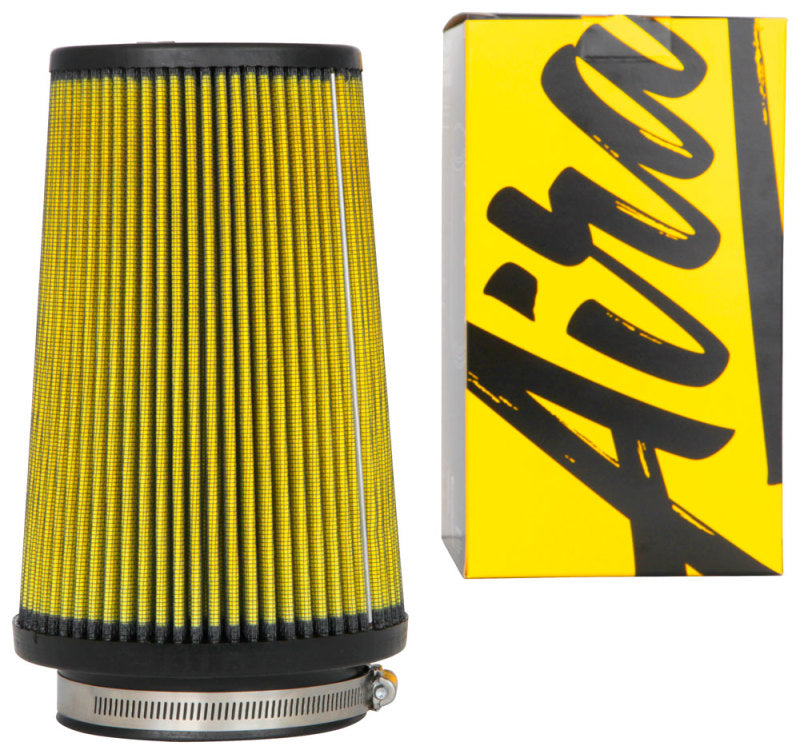 Airaid Universal Air Filter - Cone 4in Flange x 6in Base x 4-5/8in Top x 9in Height - Synthaflow Airaid Universal Air Filter - Cone 4in Flange x 6in Base x 4-5/8in Top x 9in Height - Synthaflow