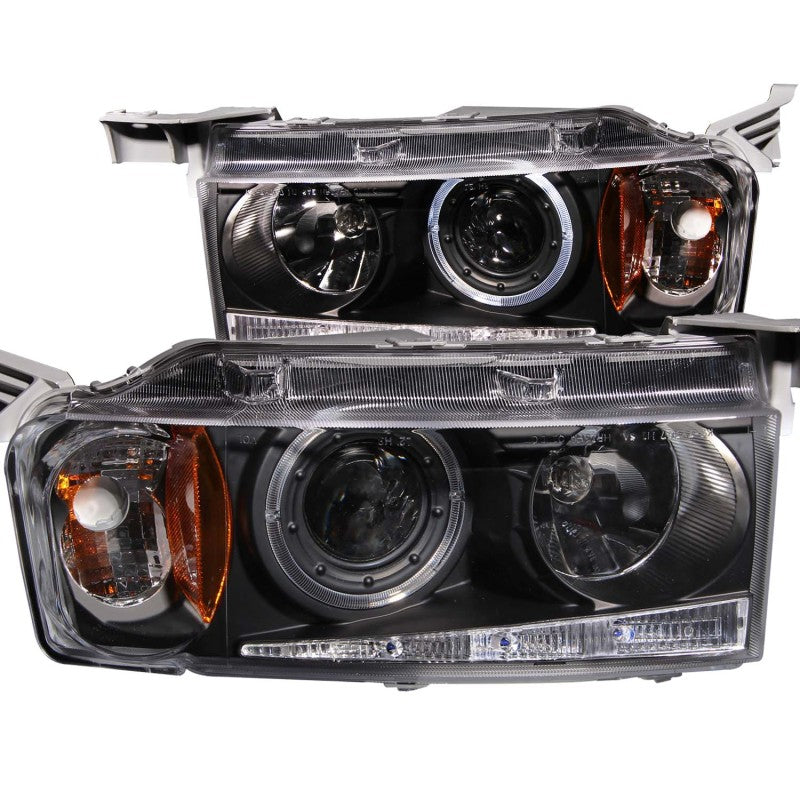 ANZO 2004-2007 Scion Xb Projector Headlights w/ Halo Black G2 ANZO 2004-2007 Scion Xb Projector Headlights w/ Halo Black G2