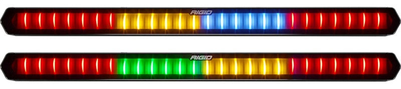 Rigid Industries 28in Chase Light Bar Universal - Rear Facing 27 Mode 5 Color LED Light Bar Rigid Industries 28in Chase Light Bar Universal - Rear Facing 27 Mode 5 Color LED Light Bar