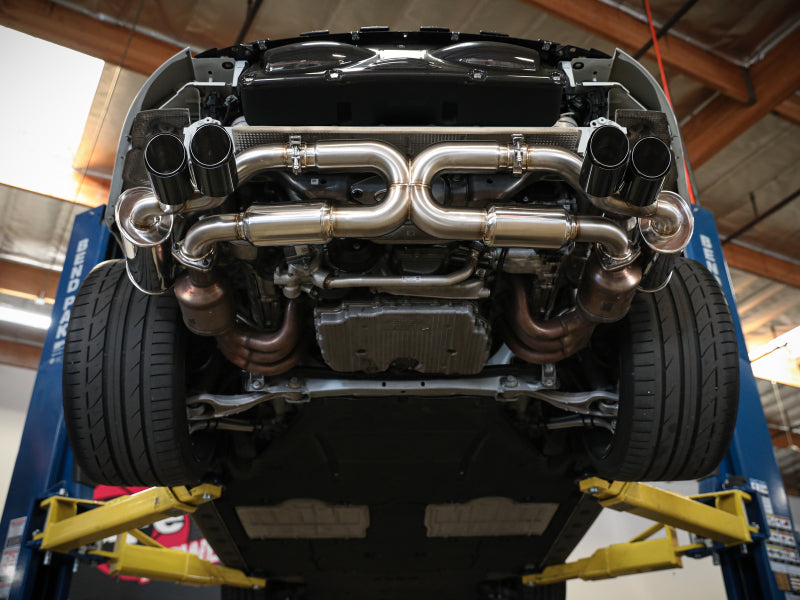 aFe MACHForce XP 12-16 Porsche 911 Carrera H6-3.8L SS-304 Cat-Back Exhaust w/ Polished Quad Tips aFe MACHForce XP 12-16 Porsche 911 Carrera H6-3.8L SS-304 Cat-Back Exhaust w/ Polished Quad Tips