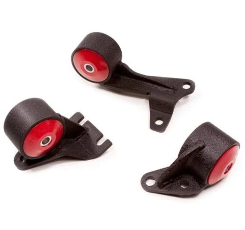 Innovative 88-91 Civic D-Series Black Steel Mounts 85A Bushings (Wagon 4WD Cable) Innovative 88-91 Civic D-Series Black Steel Mounts 85A Bushings (Wagon 4WD Cable)