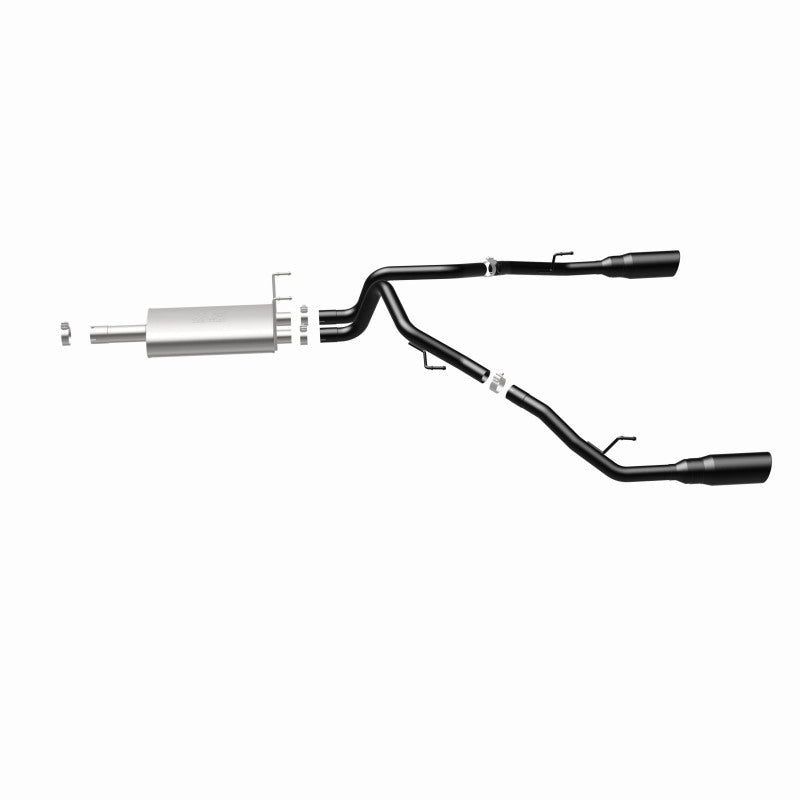 Magnaflow 09-15 Dodge Ram 1500 V8 Dual Spilt Rear Exit Black Stainless C/B Perf Exhaust Magnaflow 09-15 Dodge Ram 1500 V8 Dual Spilt Rear Exit Black Stainless C/B Perf Exhaust