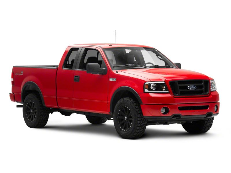 Raxiom 04-08 Ford F-150 Axial Series Projector Headlights w/ SEQL LED Bar- Blk Housing (Clear Lens) Raxiom 04-08 Ford F-150 Axial Series Projector Headlights w/ SEQL LED Bar- Blk Housing (Clear Lens)