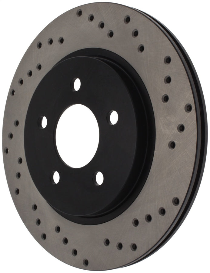 StopTech 05-10 Ford Mustang V6/4.0L / GT V8/4.6L Cross Drilled Right Rear Rotor StopTech 05-10 Ford Mustang V6/4.0L / GT V8/4.6L Cross Drilled Right Rear Rotor