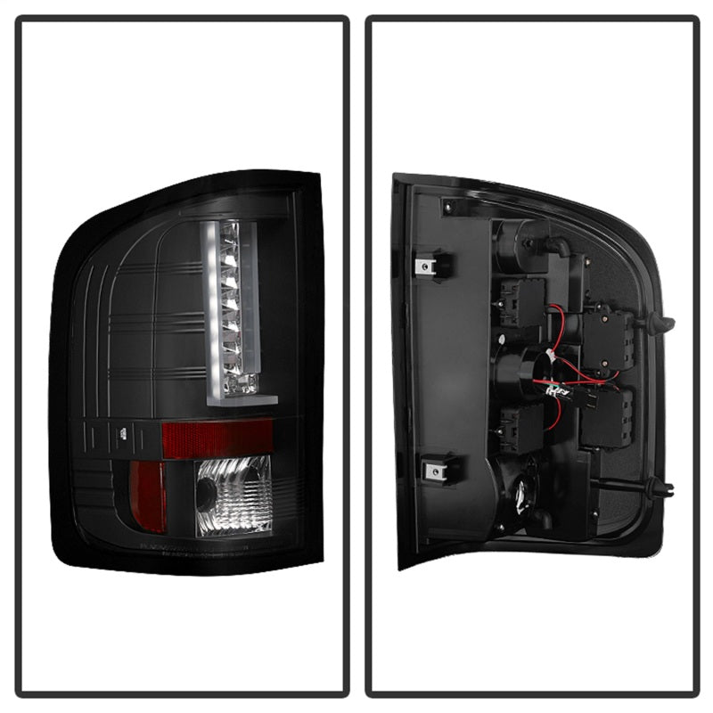 Spyder Chevy Silverado 07-13 Version 2 LED Tail Lights - Black ALT-YD-CS07V2-LED-BK Spyder Chevy Silverado 07-13 Version 2 LED Tail Lights - Black ALT-YD-CS07V2-LED-BK
