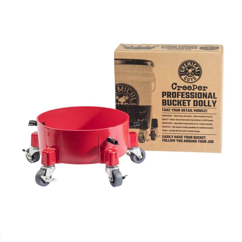Chemical Guys Creeper Professional Bucket Dolly - Red (P1) Chemical Guys Creeper Professional Bucket Dolly - Red (P1)
