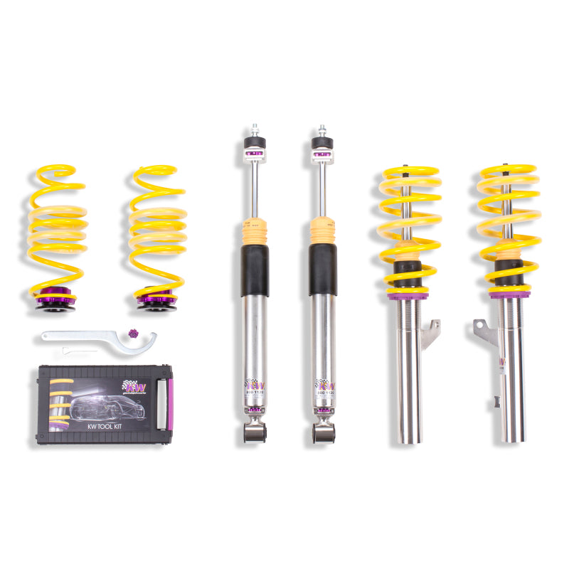 KW Coilover Kit V3 Audi A3 (8V) & Golf VII FWD/ TDI KW Coilover Kit V3 Audi A3 (8V) & Golf VII FWD/ TDI