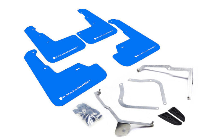 Rally Armor 15-21 Subaru WRX/STI Blue UR Mud Flap w/White Logo Rally Armor 15-21 Subaru WRX/STI Blue UR Mud Flap w/White Logo