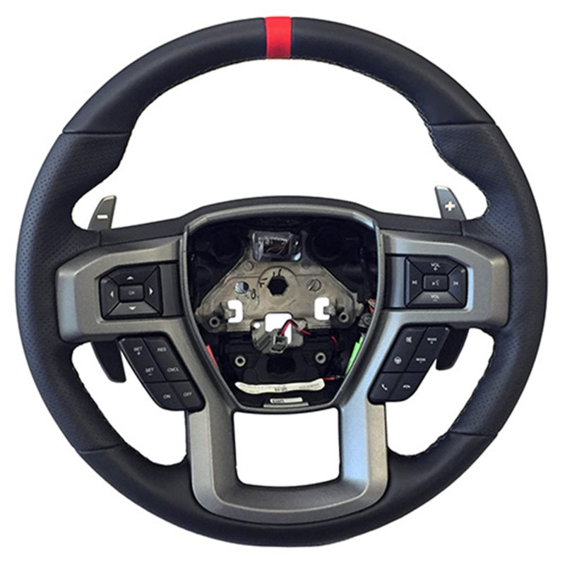 Ford Racing 15-18 F-150 Raptor Performance Steering Wheel Kit - Red Sightline Ford Racing 15-18 F-150 Raptor Performance Steering Wheel Kit - Red Sightline