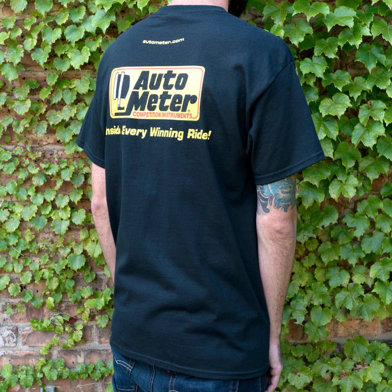 Autometer Black Competition Instruments T-Shirt - Large Autometer Black Competition Instruments T-Shirt - Large