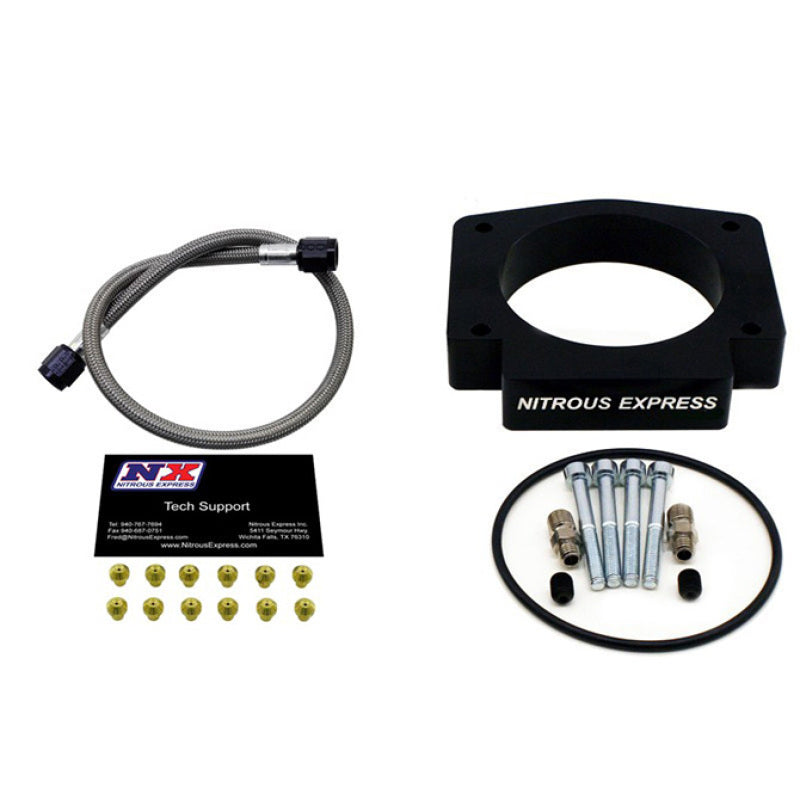 Nitrous Express EFI Nitrous Plate Conversion GM LS 90mm Nitrous Express EFI Nitrous Plate Conversion GM LS 90mm