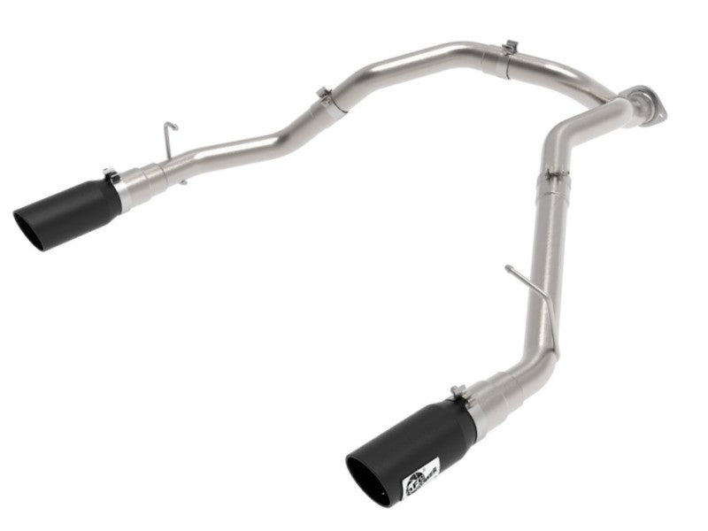 aFe Large Bore-HD 3 IN 409 Stainless Steel DPF-Back Exhaust System w/Black Tip RAM 1500 20-21 V6-3.0 aFe Large Bore-HD 3 IN 409 Stainless Steel DPF-Back Exhaust System w/Black Tip RAM 1500 20-21 V6-3.0