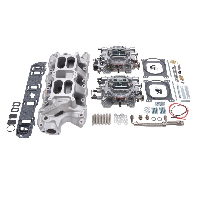 Edelbrock Dual Quad Kit RPM Air-Gap 289-302 Ford Edelbrock Dual Quad Kit RPM Air-Gap 289-302 Ford