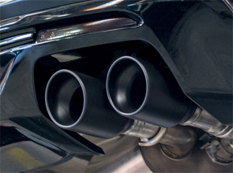 Borla 2016 Chevy Camaro V8 SS AT/MT ATAK Rear Section Exhaust w/ Dual Mode Valves Ceramic Black Borla 2016 Chevy Camaro V8 SS AT/MT ATAK Rear Section Exhaust w/ Dual Mode Valves Ceramic Black