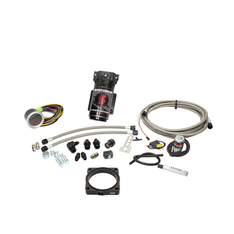 Snow Performance 08+ Charger Stg 2 Boost Cooler F/I Water Injection Kit (SS Brded Line/4AN) w/o Tank Snow Performance 08+ Charger Stg 2 Boost Cooler F/I Water Injection Kit (SS Brded Line/4AN) w/o Tank
