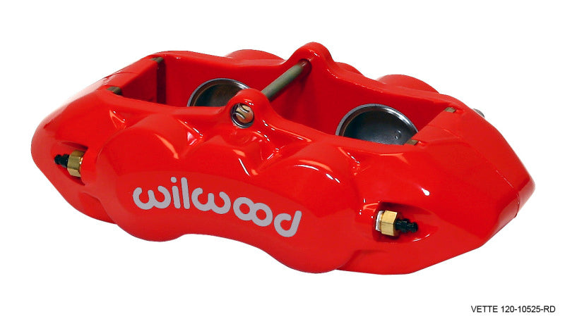 Wilwood Caliper-D8-4 Front Red 1.88in Pistons 1.25 Disc Wilwood Caliper-D8-4 Front Red 1.88in Pistons 1.25 Disc