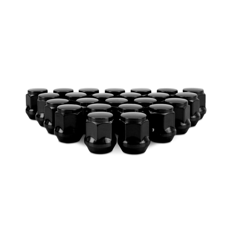 Mishimoto Steel Acorn Lug Nuts M14 x 1.5 - 24pc Set - Black Mishimoto Steel Acorn Lug Nuts M14 x 1.5 - 24pc Set - Black