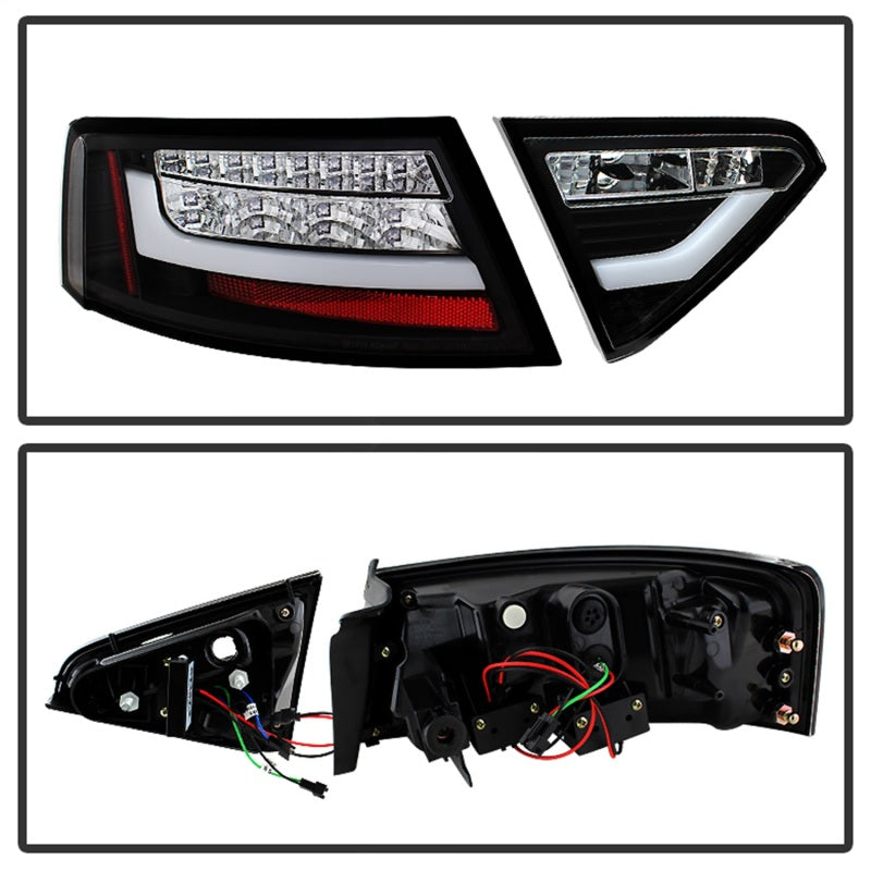 Spyder Audi A5 08-12 LED Tail Lights Black ALT-YD-AA508-LED-BK Spyder Audi A5 08-12 LED Tail Lights Black ALT-YD-AA508-LED-BK