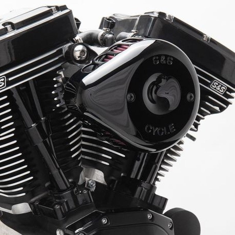 S&S Cycle 91-06 XL Sportster Models Stealth Air Cleaner Kit w/ Gloss Black Mini Teardrop Cover S&S Cycle 91-06 XL Sportster Models Stealth Air Cleaner Kit w/ Gloss Black Mini Teardrop Cover