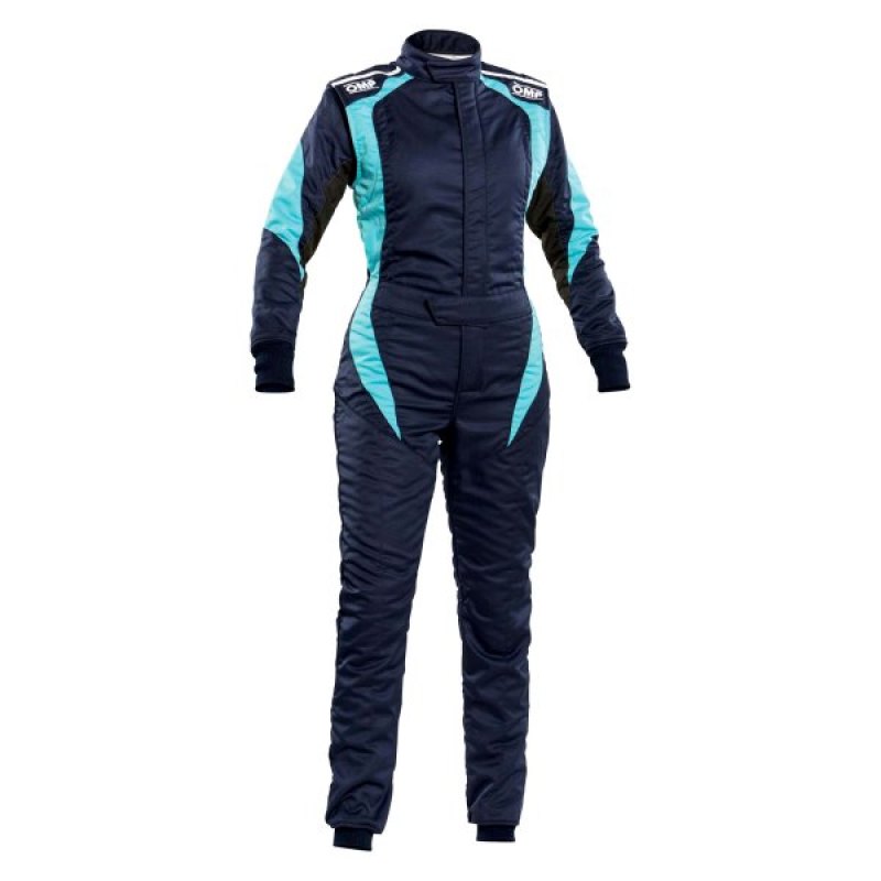 OMP First Elle Overall Navy Blue/Tiffany - Size 44 For Women - (Fia 8856-2018) OMP First Elle Overall Navy Blue/Tiffany - Size 44 For Women - (Fia 8856-2018)