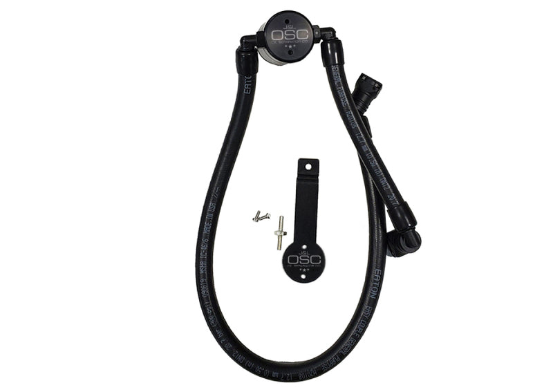 J&L Oil Separator 3.0 Passenger Side 2011-14 Mustang GT/12-13 Boss 302 Remote Mount - Black Anodized J&L Oil Separator 3.0 Passenger Side 2011-14 Mustang GT/12-13 Boss 302 Remote Mount - Black Anodized