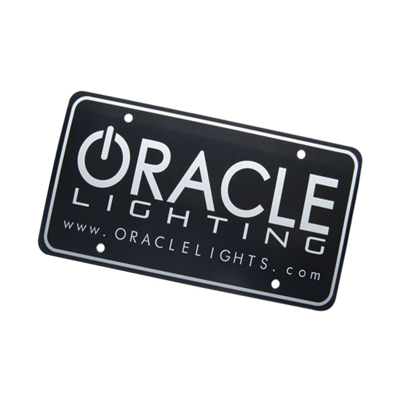 Oracle License Plate - Black SEE WARRANTY Oracle License Plate - Black SEE WARRANTY
