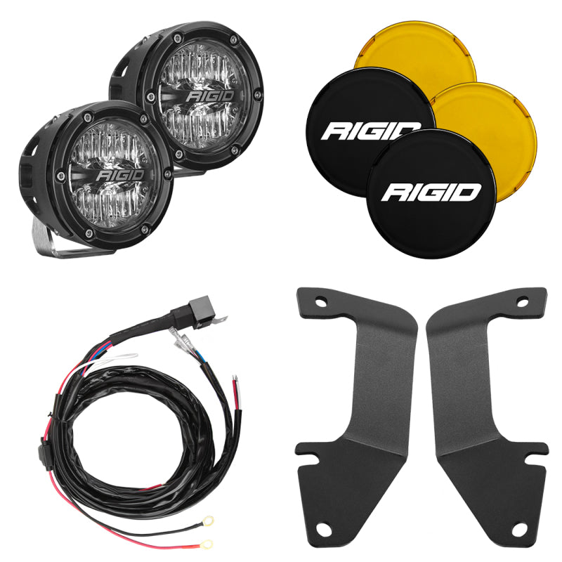 Rigid Industries 14-20 Toyota Tundra A-Pillar Light Kit w/4in. 360-Series Drive Rigid Industries 14-20 Toyota Tundra A-Pillar Light Kit w/4in. 360-Series Drive