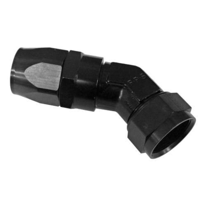 Fragola -12AN x 45 Degree Low Profile Forged Hose End - Black Fragola -12AN x 45 Degree Low Profile Forged Hose End - Black