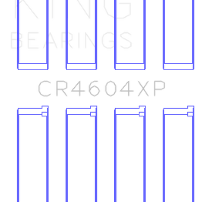 King 07-09 Mazdaspeed 3 L3-VDT MZR DISI (t) Duratec High Performance Rod Bearing Set - Size STDX