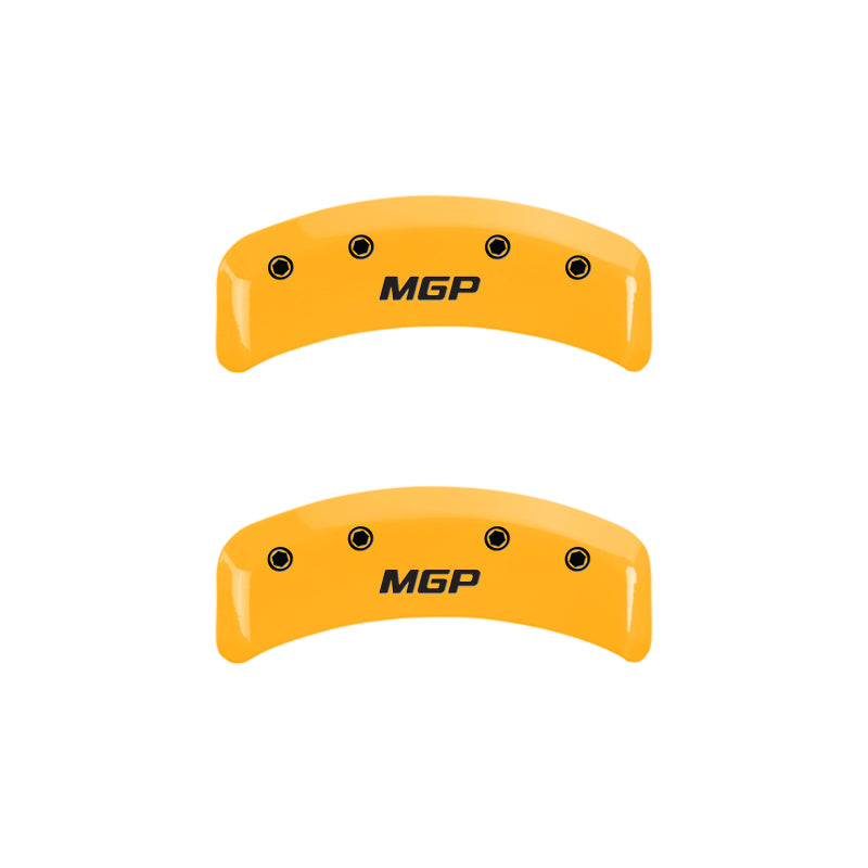 MGP 4 Caliper Covers Engraved Front & Rear MGP Yellow Finish Black Char 1999 Mazda Miata MGP 4 Caliper Covers Engraved Front & Rear MGP Yellow Finish Black Char 1999 Mazda Miata