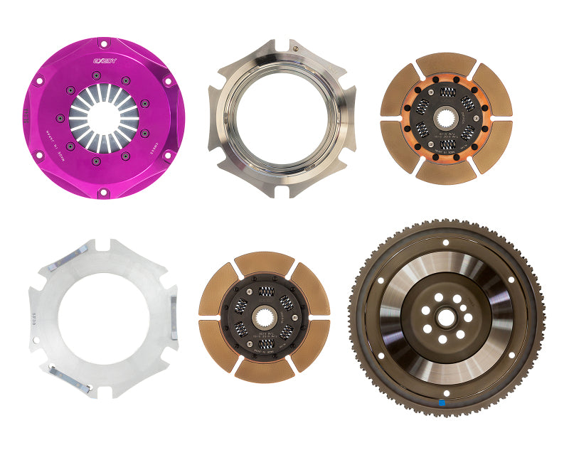 Exedy 2010-2012 Hyundai Genesis Coupe L4 Hyper Twin Cerametallic Clutch Sprung Center Disc Exedy 2010-2012 Hyundai Genesis Coupe L4 Hyper Twin Cerametallic Clutch Sprung Center Disc