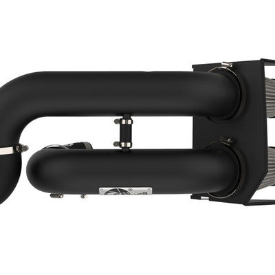aFe MagnumFORCE 2XP Intake w/3.5in Black Steel Housing Pro DRY S Filter 2017 Ford F-150 V6-3.5L (tt)