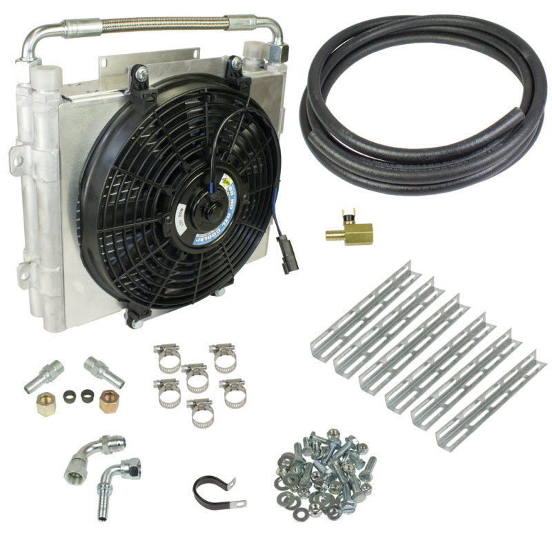 BD Diesel Xtrude Double Stacked Transmission Cooler Kit - Universial 5/8in Tubing BD Diesel Xtrude Double Stacked Transmission Cooler Kit - Universial 5/8in Tubing