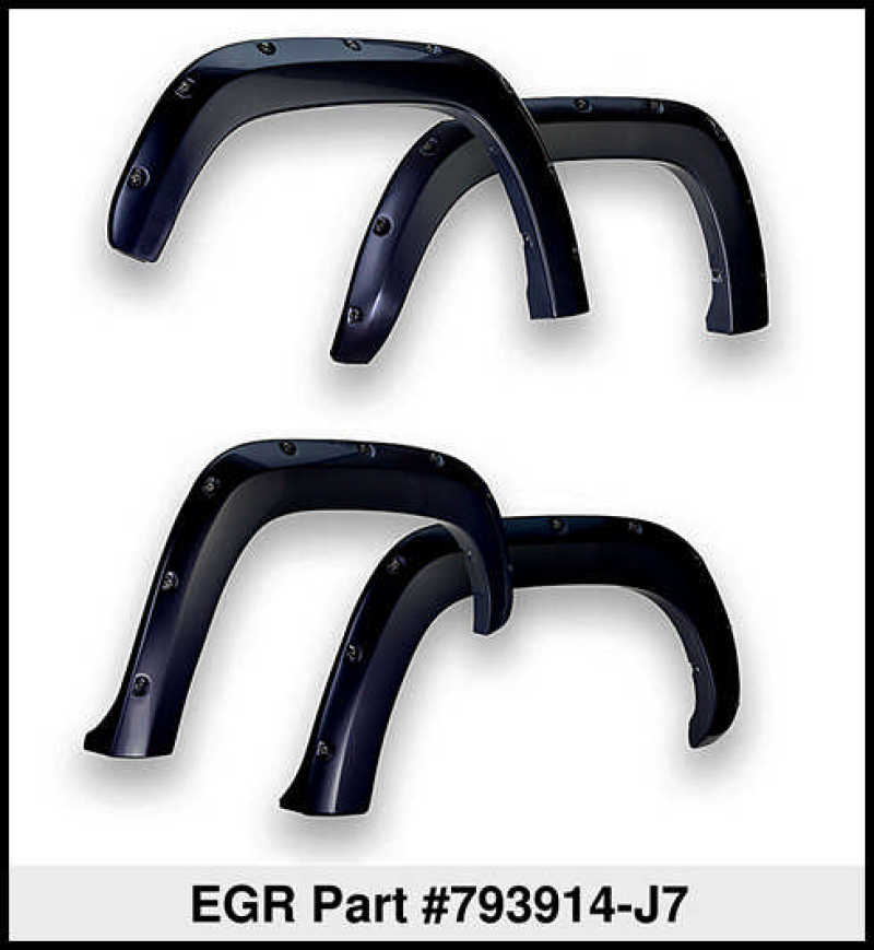 EGR 2017 Ford Super Duty Bolt-On Look Color Match Fender Flares - Set - Magnetic Metallic EGR 2017 Ford Super Duty Bolt-On Look Color Match Fender Flares - Set - Magnetic Metallic