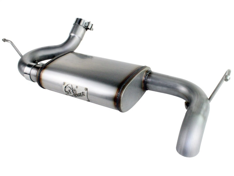 aFe MACHForce XP 07-17 Jeep Wrangler V6-3.6/3.8L 409 SS 2.5in Axle-Back Exhaust aFe MACHForce XP 07-17 Jeep Wrangler V6-3.6/3.8L 409 SS 2.5in Axle-Back Exhaust